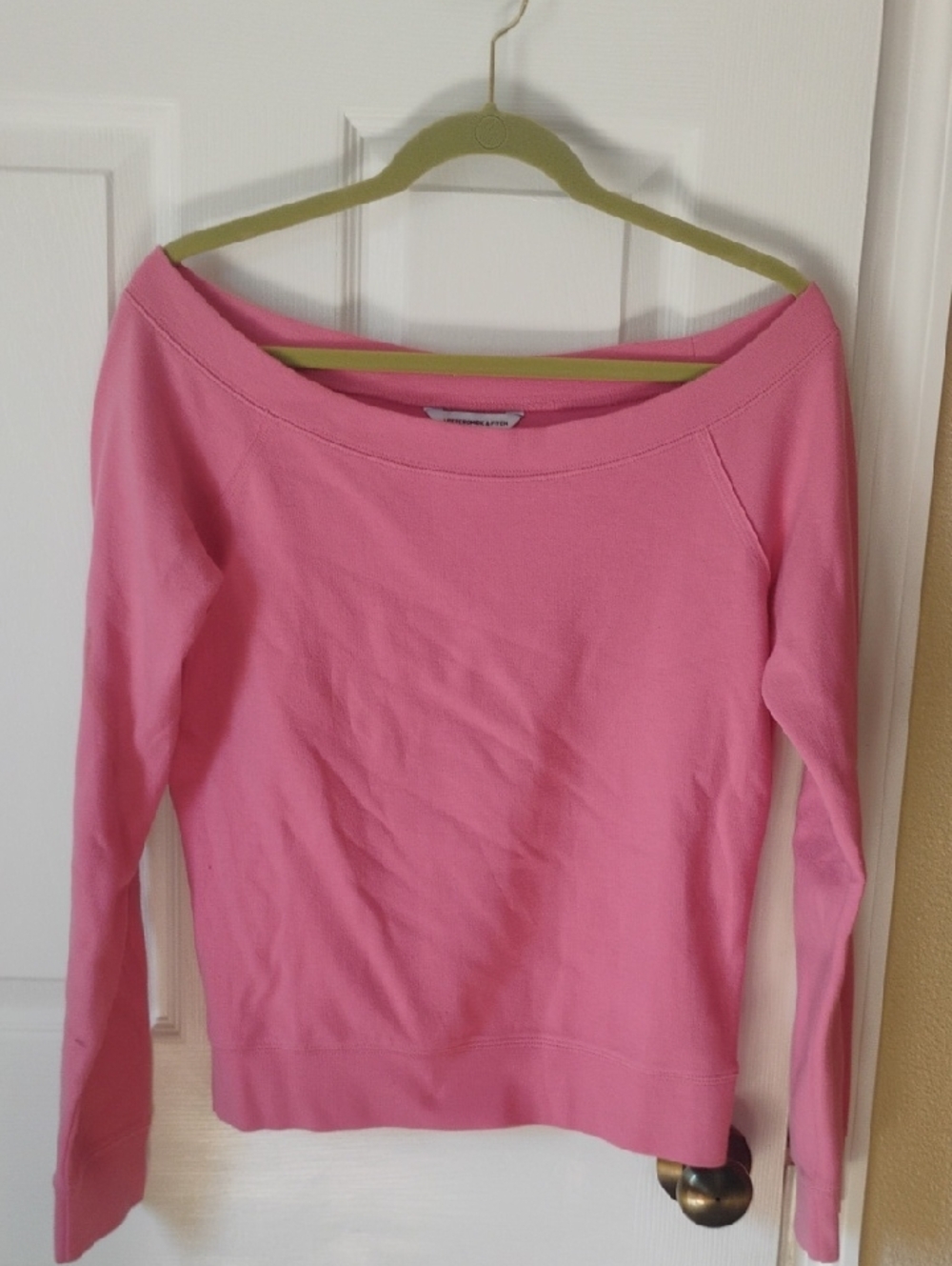 Abercrombie And Fitch Women's Size Large Off-the-shoulder Sweatshirt